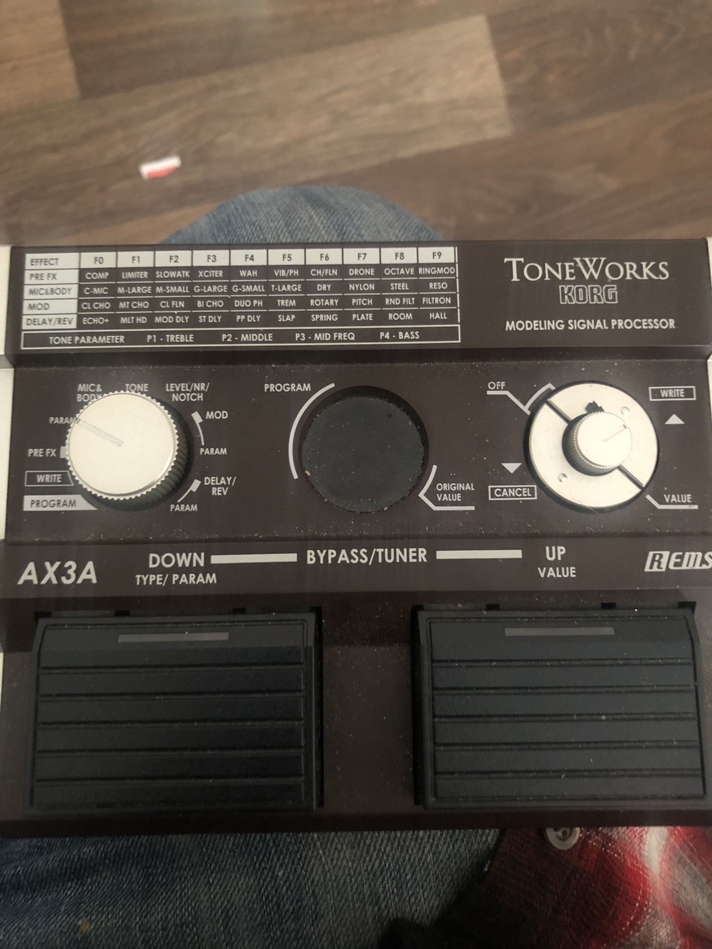 Korg Toneworx AX3A Guitar Pedal