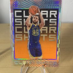Steph Curry Clear Shots Basketball Card