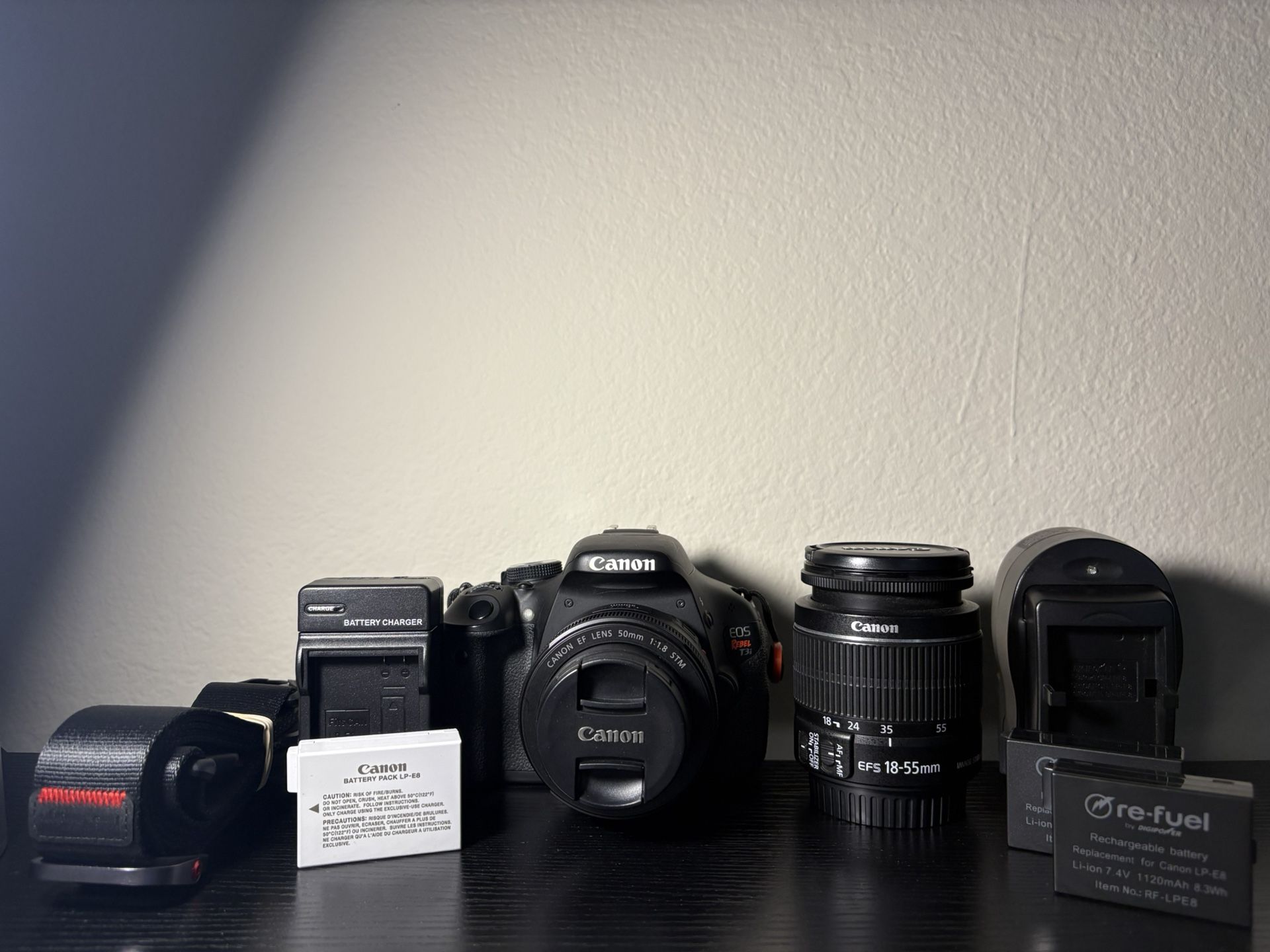 Canon EOS Rebel T3i Kit (2 Lens And More)