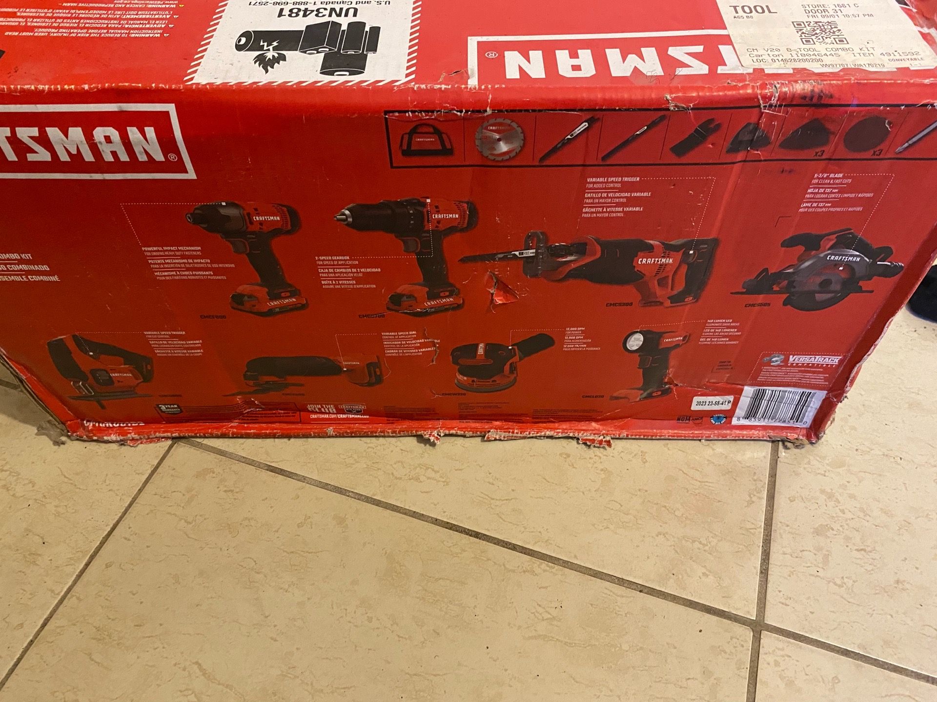 8 tool combo Kit