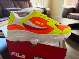 Fila stirr sneakers-Neon Yellow & orange