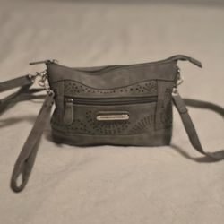 NWOT Stone Mountain Faux Leather Crossbody with Removable Wristlet
