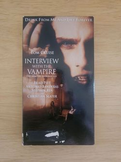Antique VHS Interview With The Vampire Horror Movie