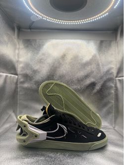 Nike blazer low acronym black olive black