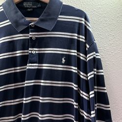 Pima cotton stripped : Ralph lauren polo “XXL