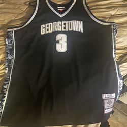 Mitchell And Ness Black Georgetown, Allen Iverson Jersey