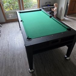  3-in-1 Multi-Game Table (Hockey/Billiards/Ping Pong)