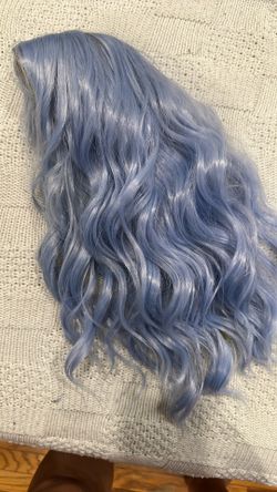 Used Light Blue Wig