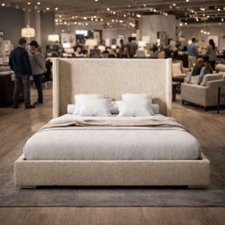 Bed Frame Beige 