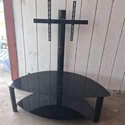 Entertainment Center For Curved Monitor Or Basic Tv