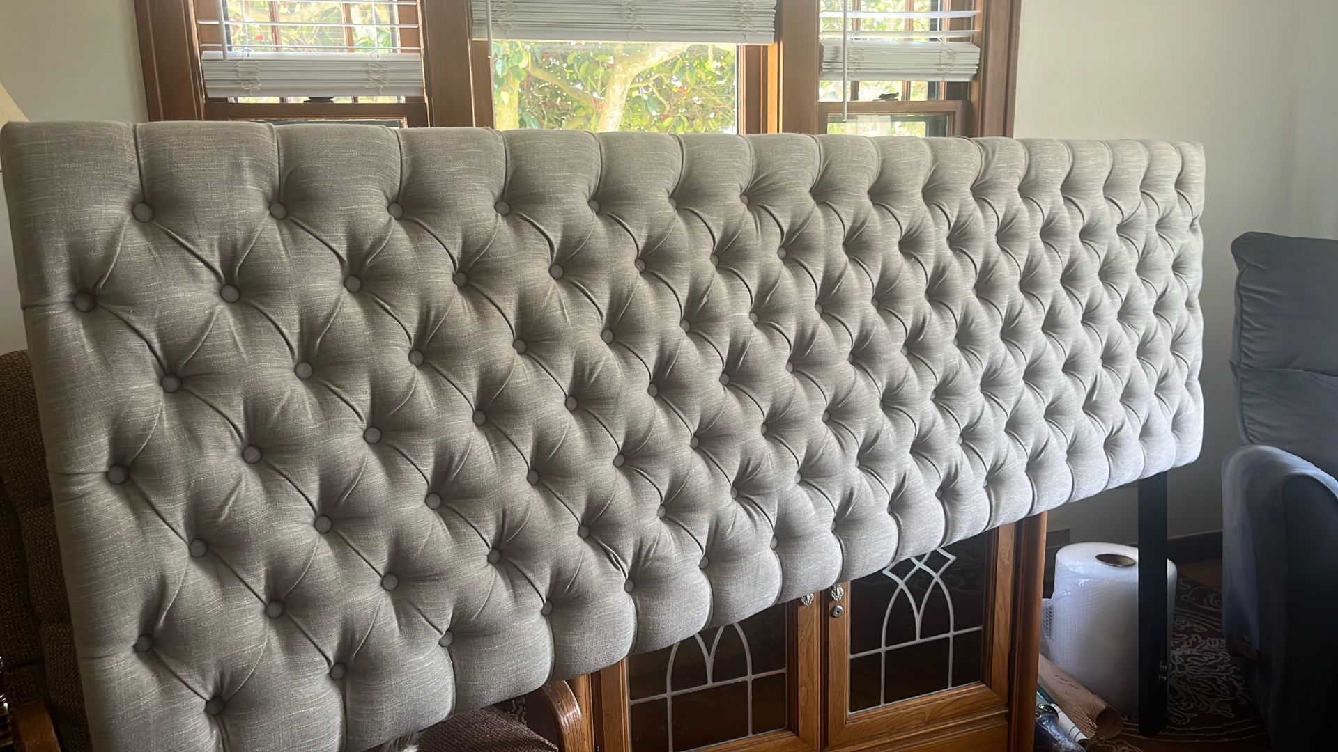 King Sized Upholstered Headboard