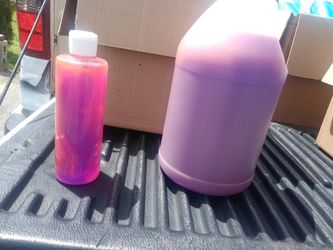 Glossy soap wash &wax