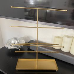 Gold Jewelry Organizer 