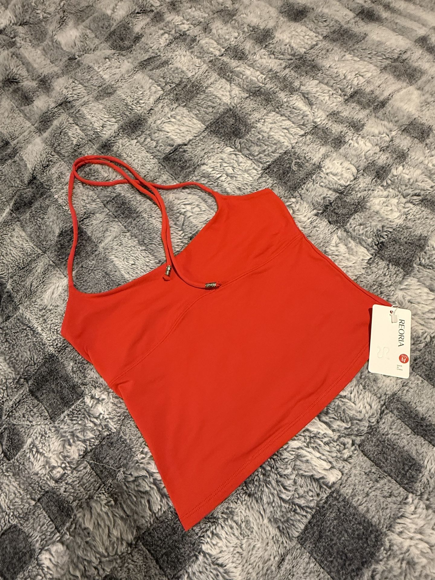 Women’s Sexy Halter Backless Double Lined Tank Top