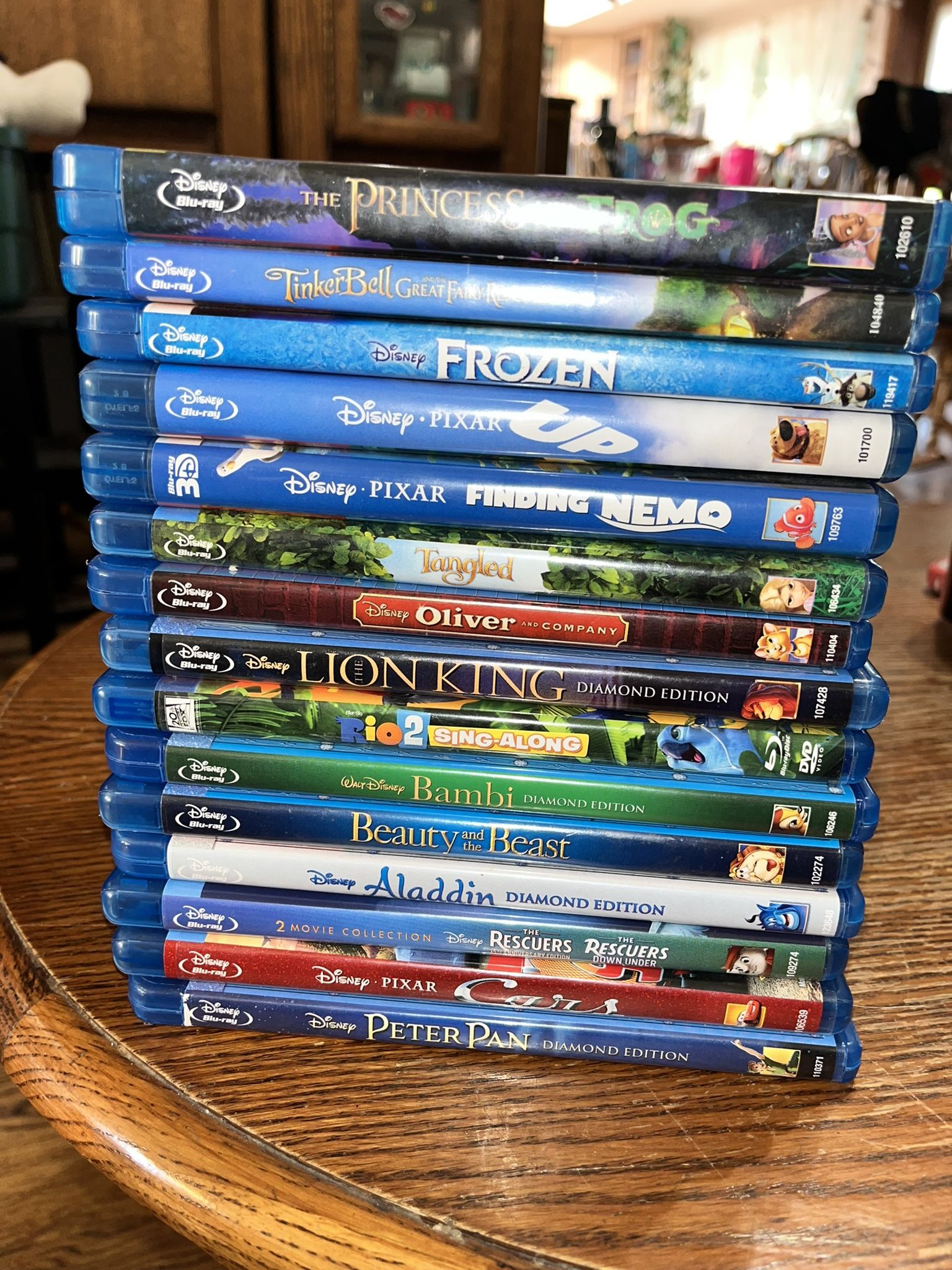 15 Disney Blu Ray & DVDS