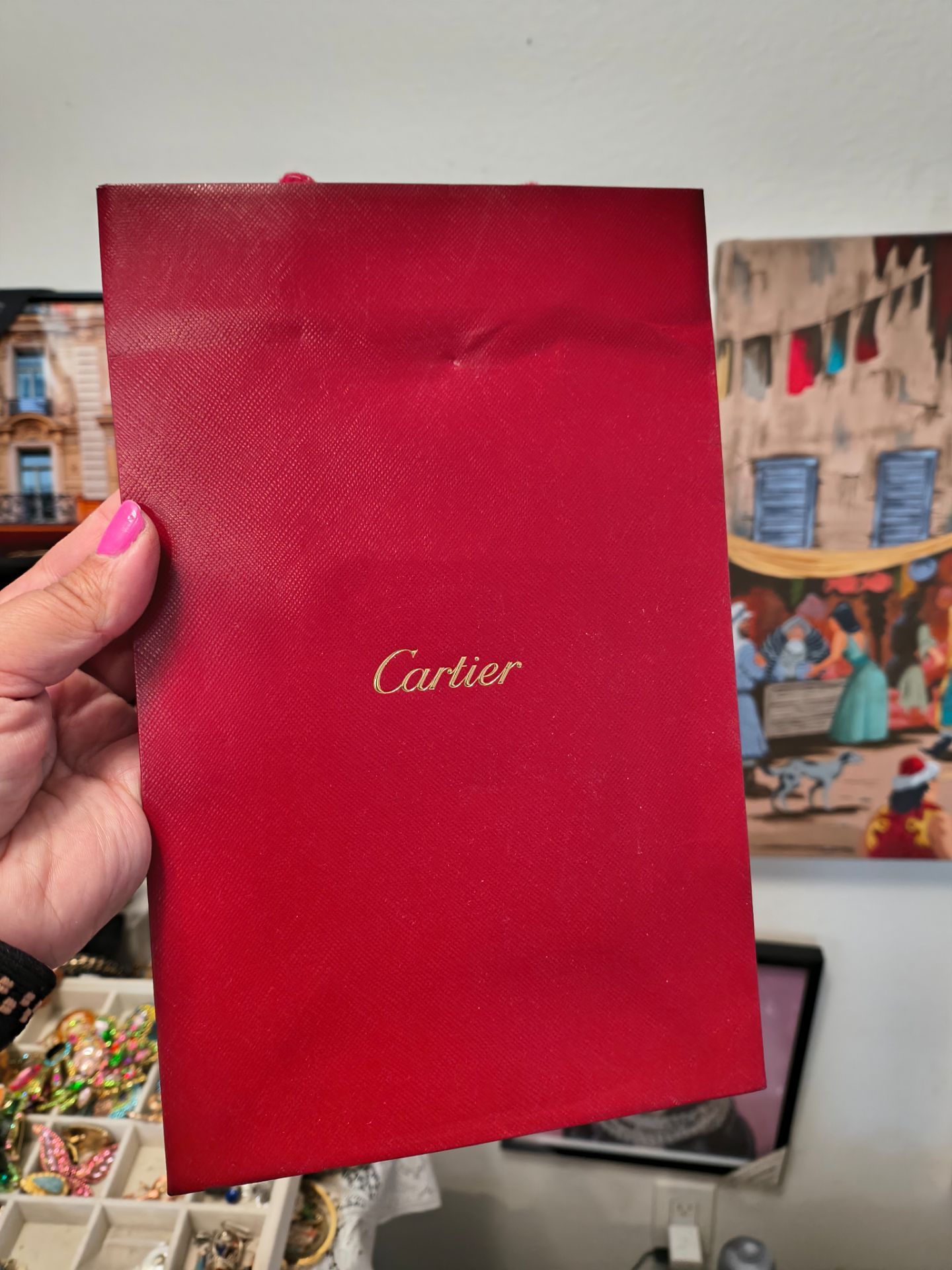 Cartier shopping bag