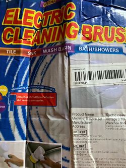Electric cleaning brush bathroom & sink & tile brand new Never Open