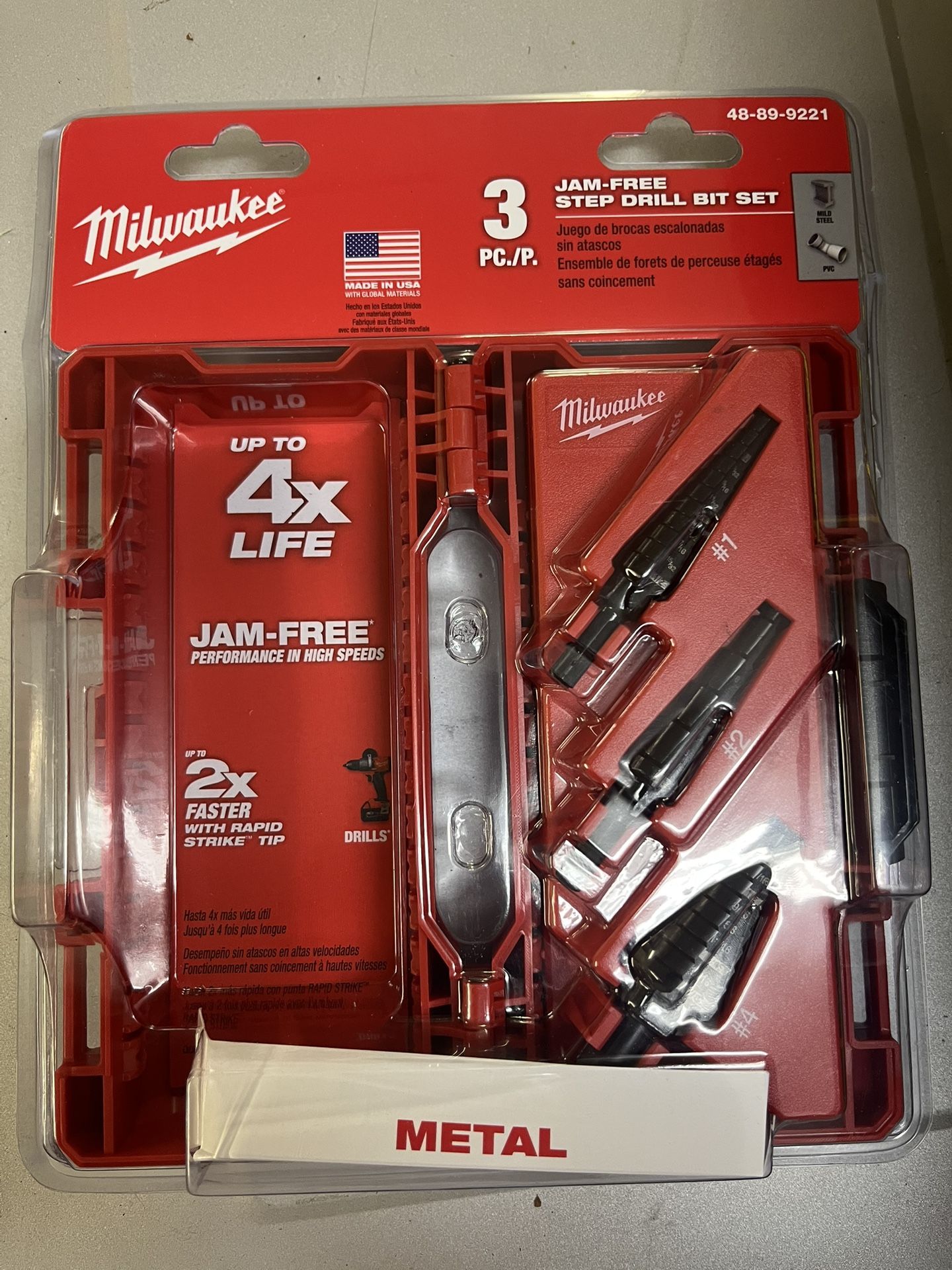 Milwaukee Step Drill Bit