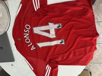 Xavi Alonso #14 liverpool jersey long sleeve