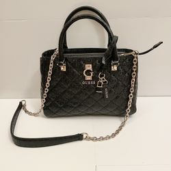 GUESS Women's Bessey Quilted Crossbody Satchel