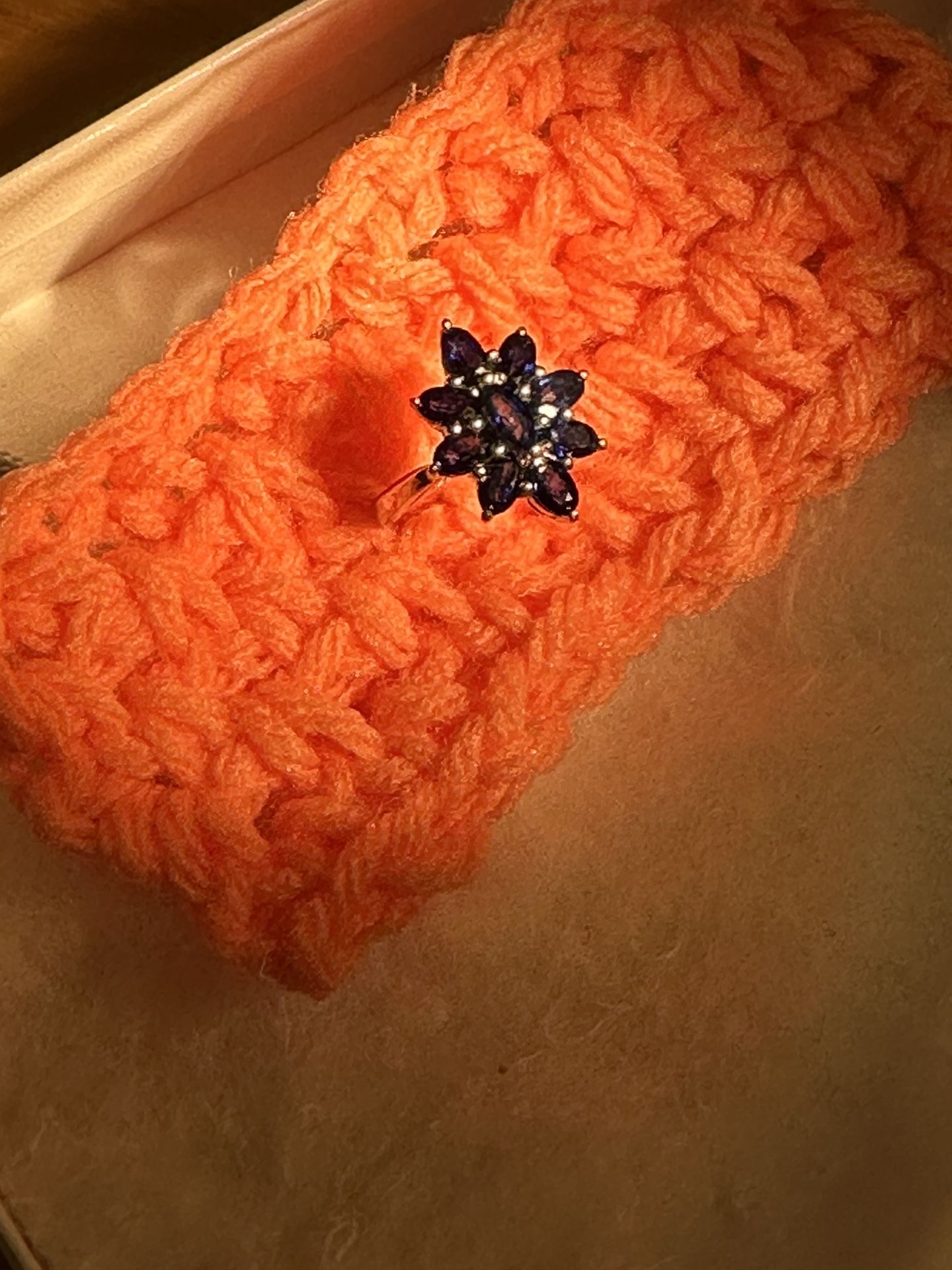 Jewelry Blue Sapphire Ring Size 6 Sterling Silver Rings