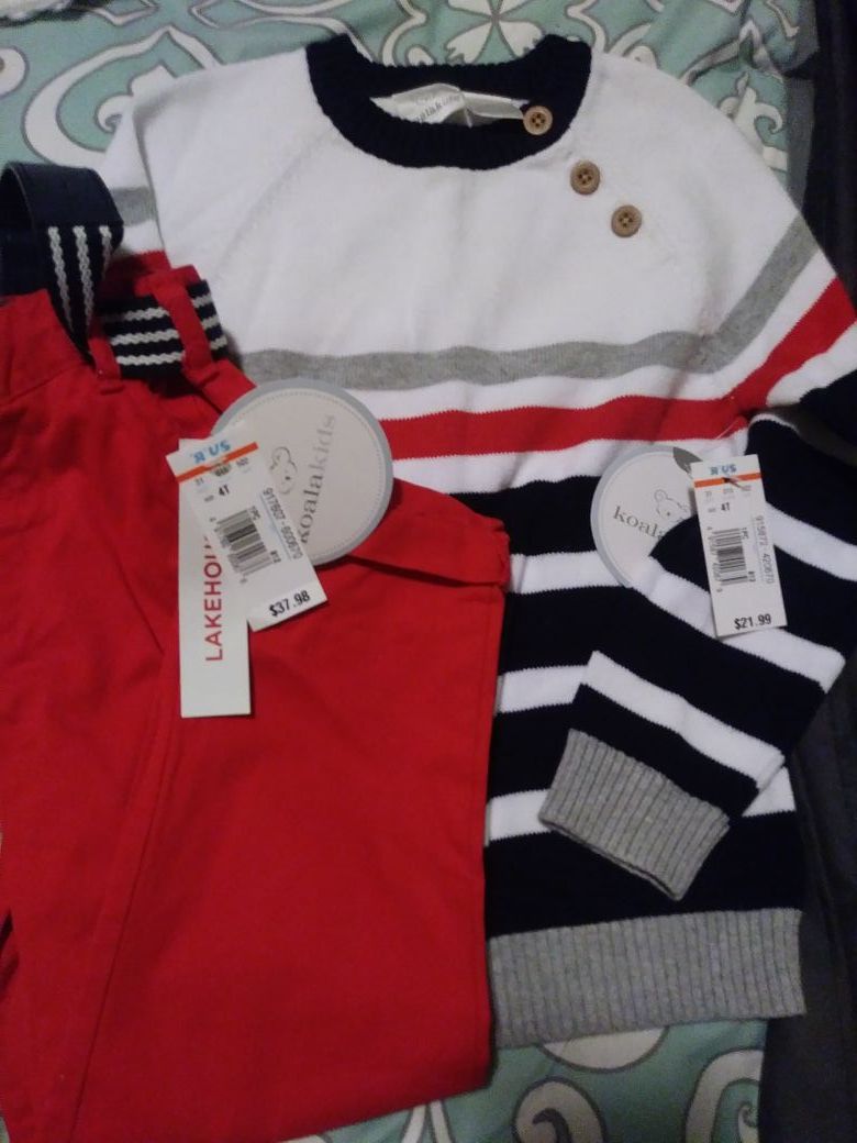 Boys 4T outfit NEW