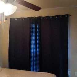 Navy Curtain Panels!!