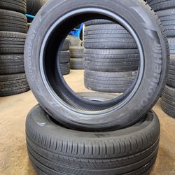 🔥 (2) 215 55 17 Hankook Kinergy GT All Season Tires