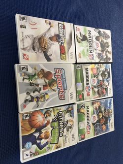 Wii Video Games. Sports $3