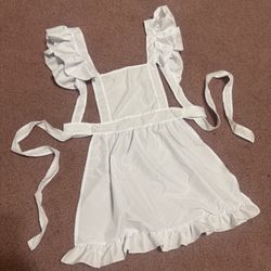 New Apron Kids Girls Youth Costume Pilgrim Peasant Prairie Dress