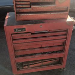 Vintage Snap On Tool Box Full Of Goodies 