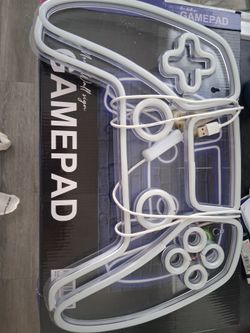 Neon game sign
