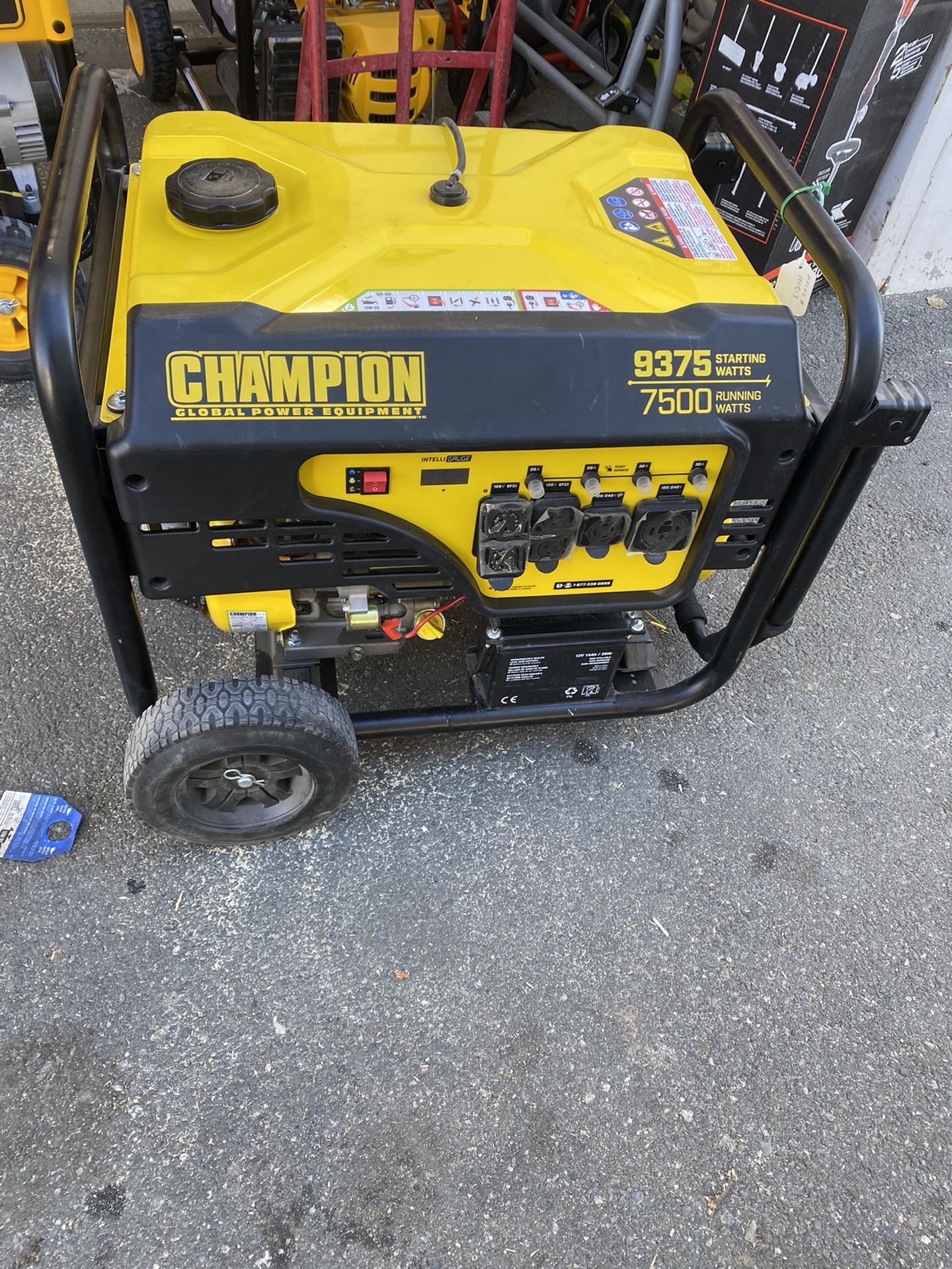 Champion 9375/7500 Watt Electric Start Generator for Sale in Murrieta