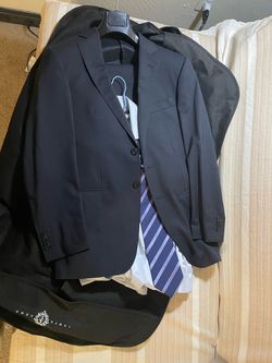 Men’s Suit Set – Jacket, Pants, Shirt & Tie – Fits S/M