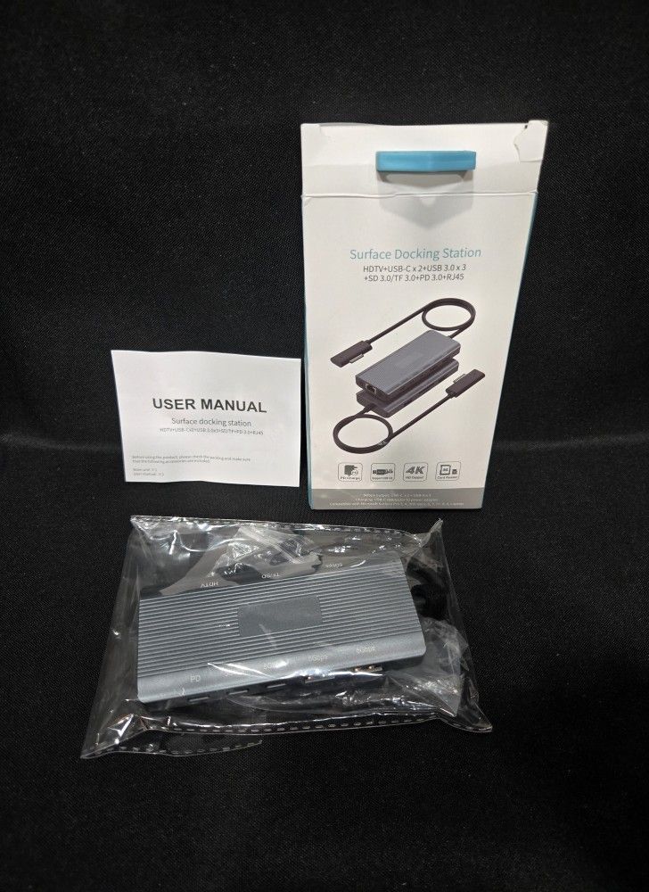 New Surface Docking Station, 11-in-1 Travel Hub for Surface Pro