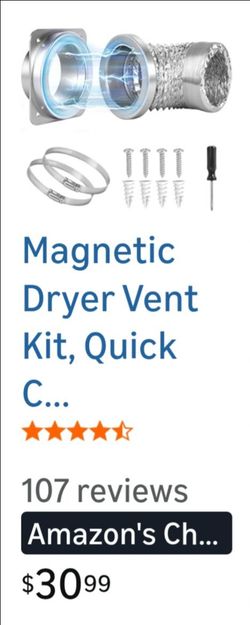 Magnetic Dryer vent kit