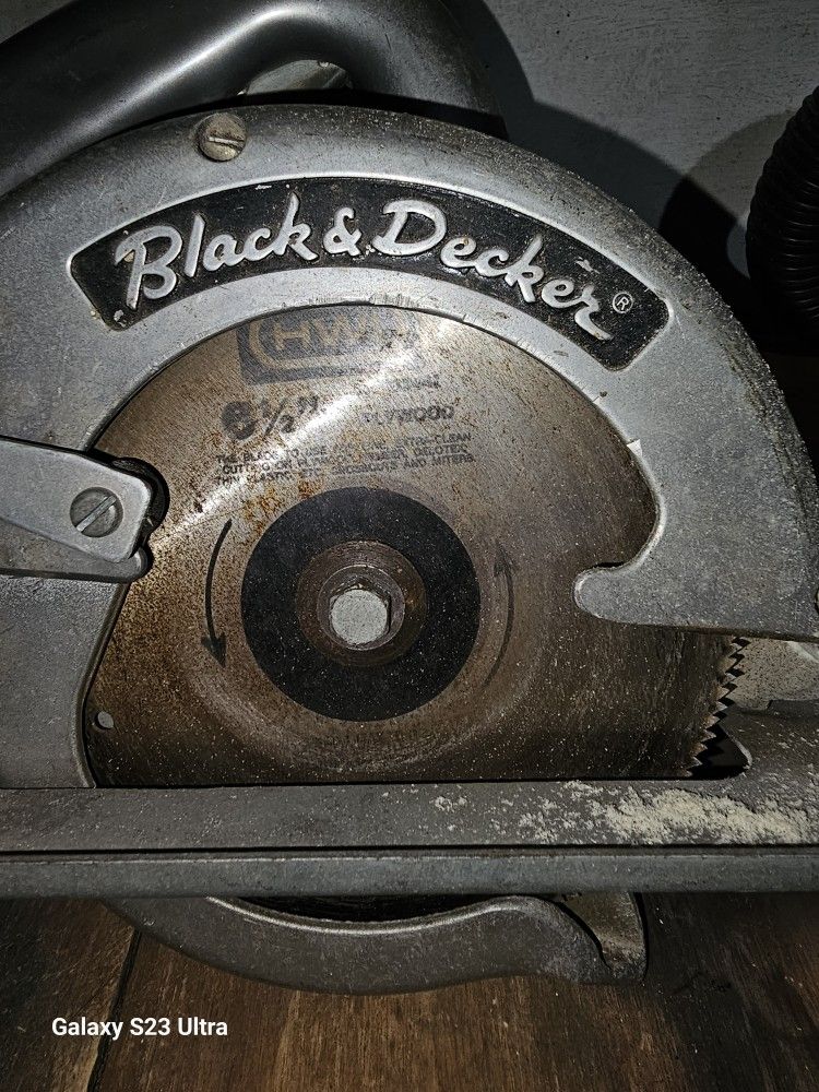 Vintage Black & Decker No. 63 Heavy Duty Circular Saw