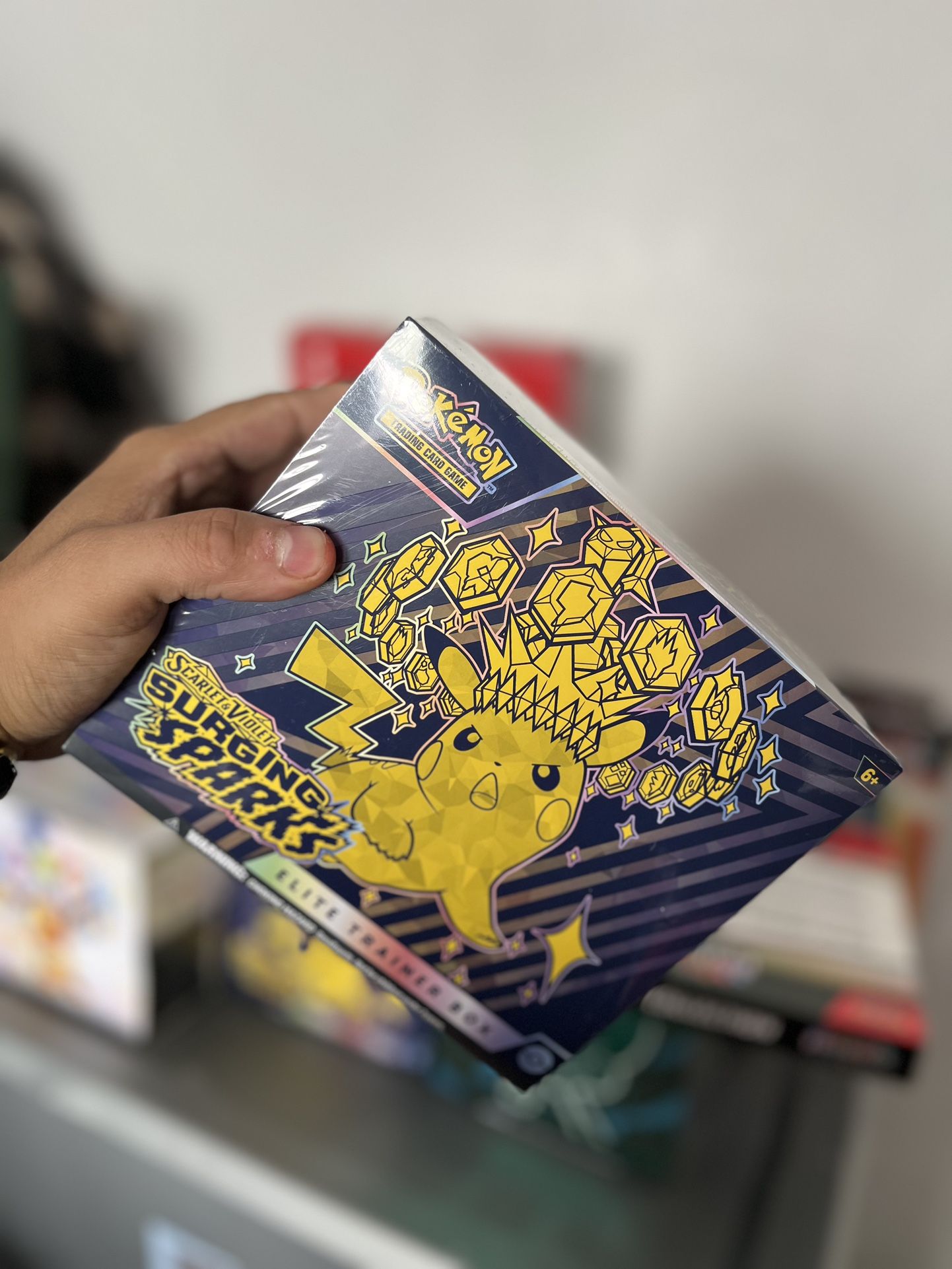 Surging Sparks Pokemon Etb Trainer Box Card Set New Sealed Rare