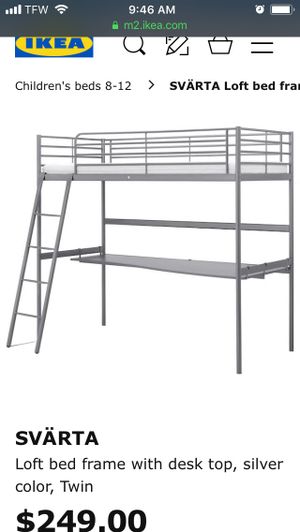Ikea Kid Loft Bed Frame With Desktop SvÄrta For In San Diego Ikea Kid Loft Bed Frame With Desktop