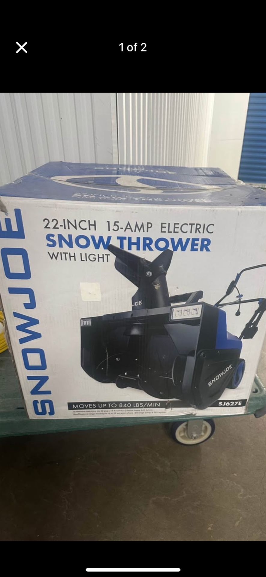 Snow Joe Brand New In Box