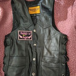 Girl's Leather vest