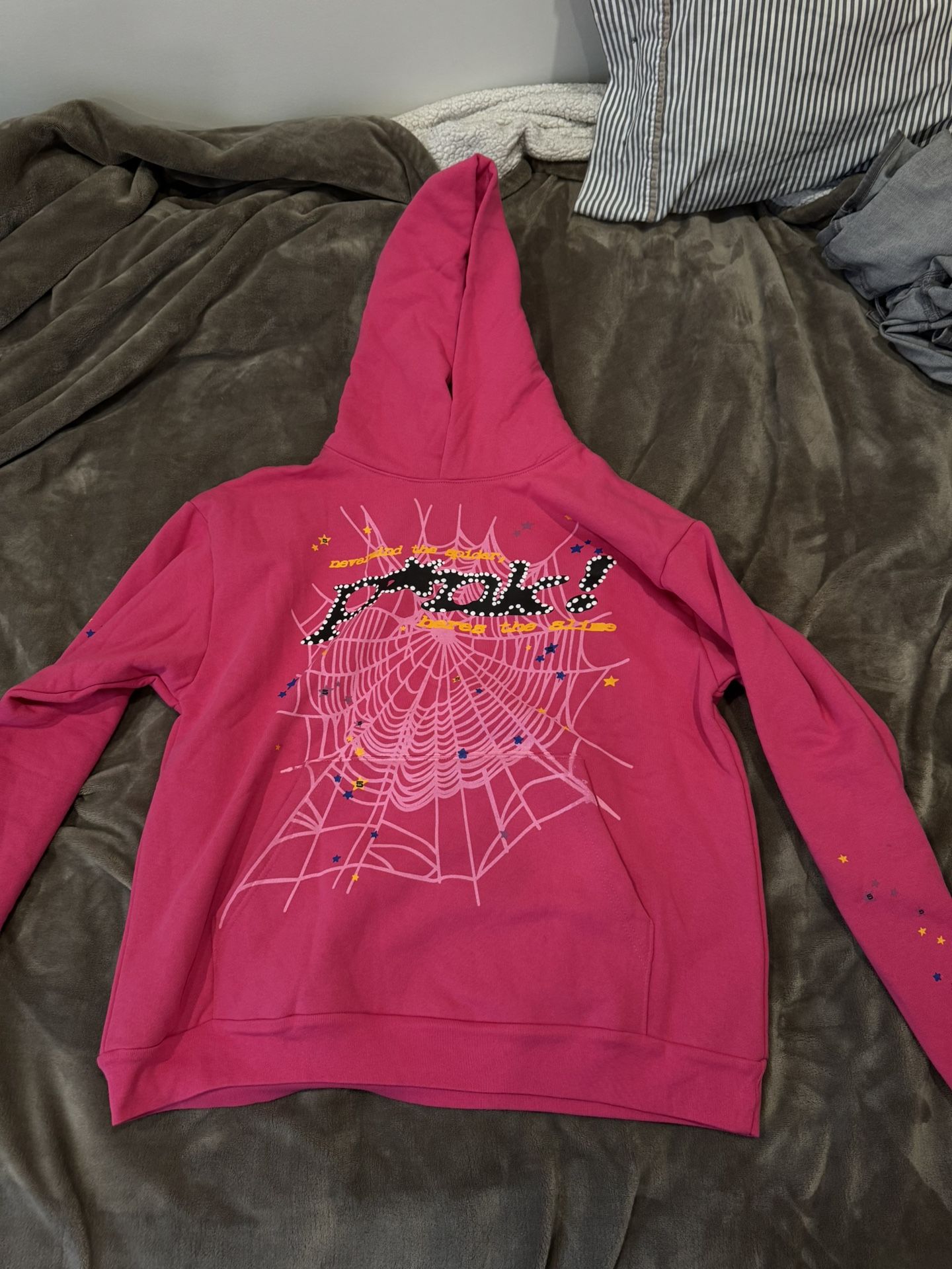 Pink Sp5der hoodie