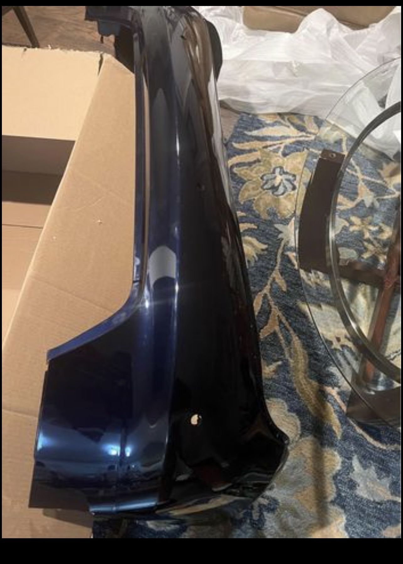 The Audi A4 Rear Bumper With Sensor Holes