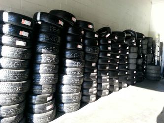 Used tires installed