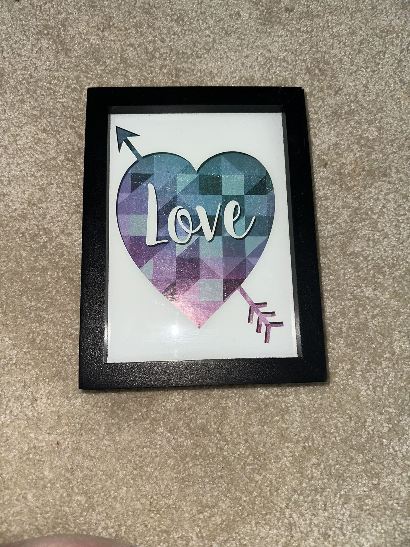 Love Glass Wall Pic