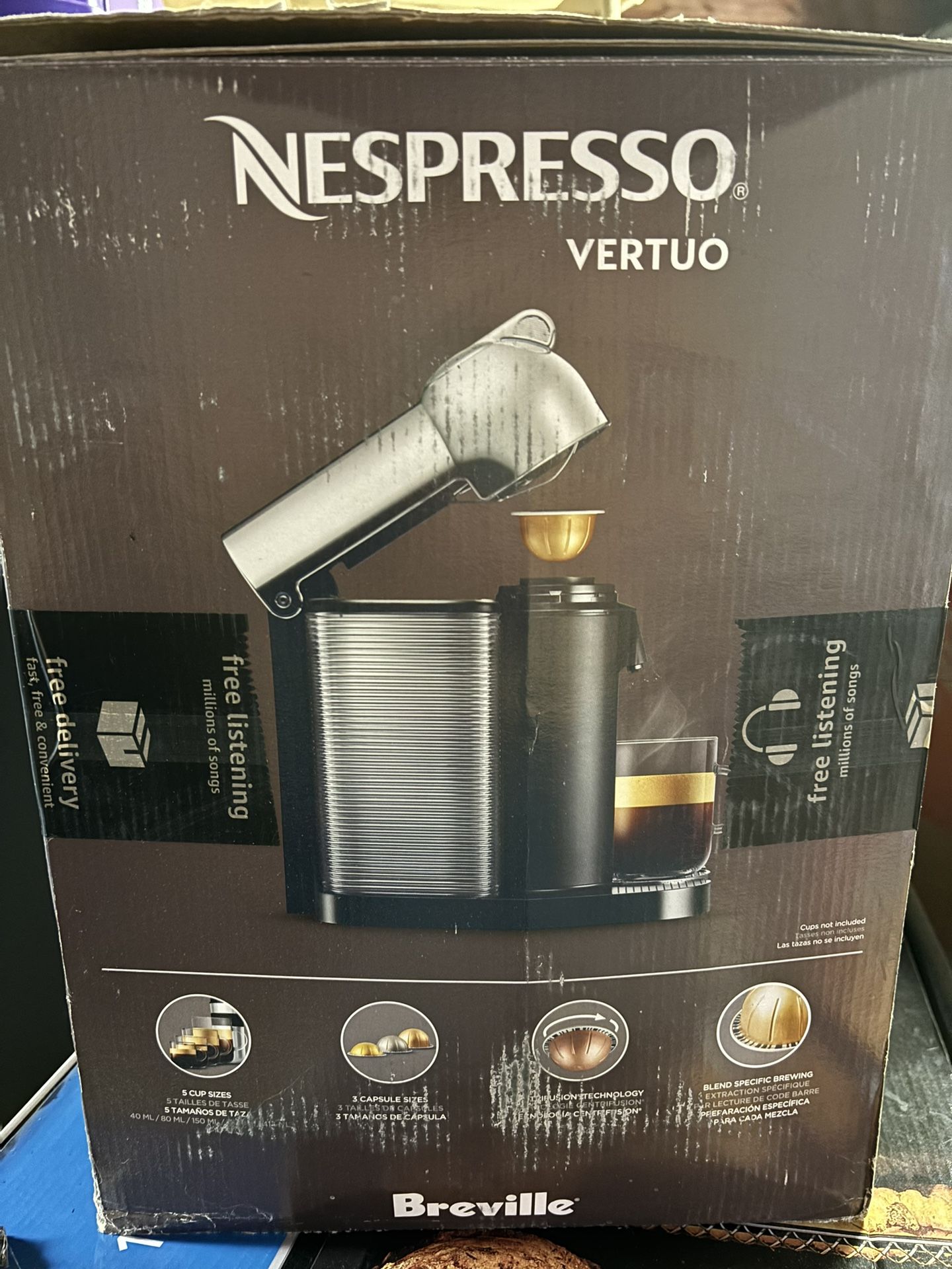 NIB Nespresso Vertuo Coffee Machine