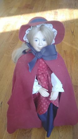 Antique Porcelain Standing Doll