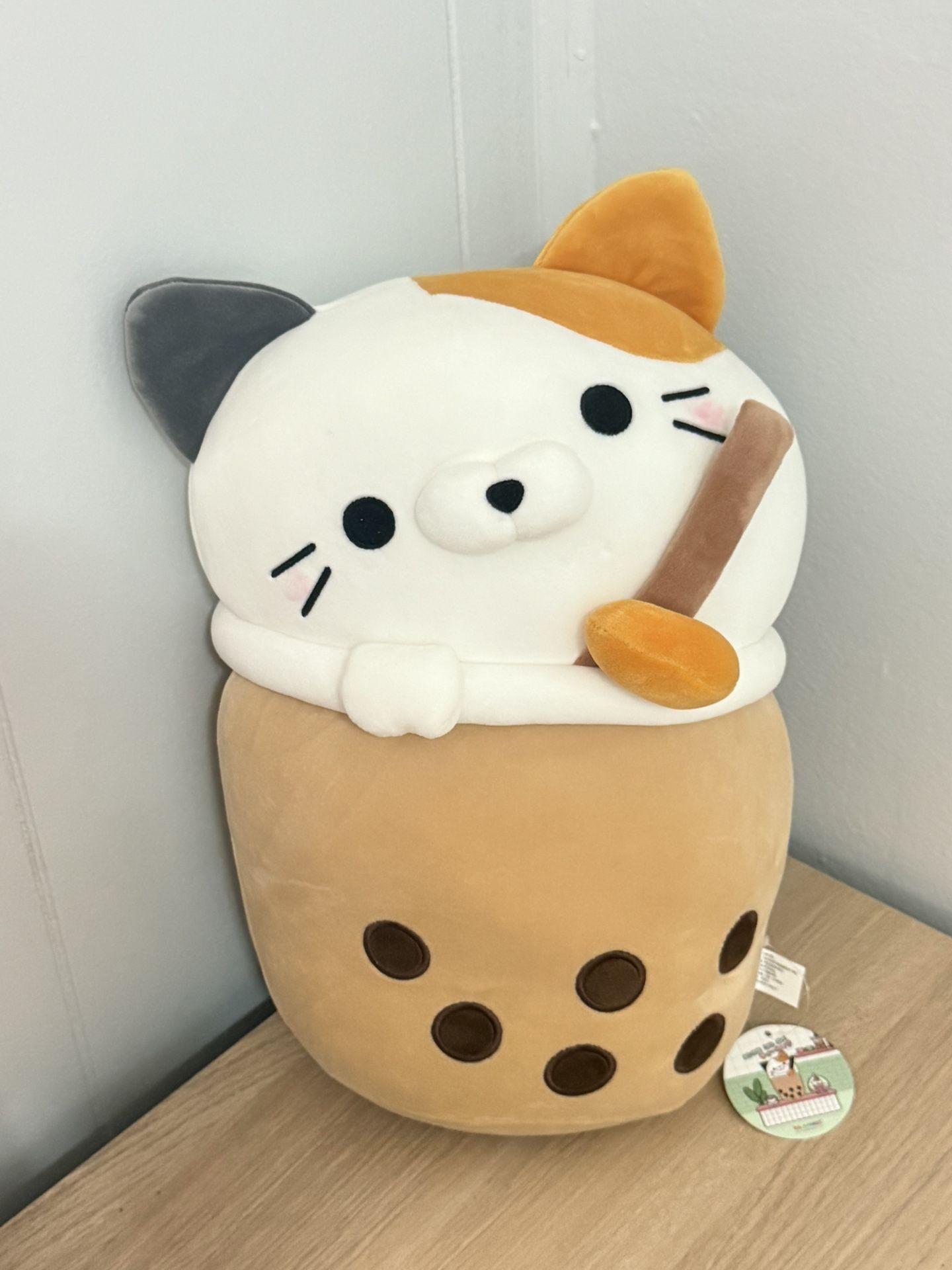 Large Boba Cat Plushie