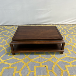 ( Delivery Available ) Tikamoon Achille Square Coffee Table in Solid Acacia