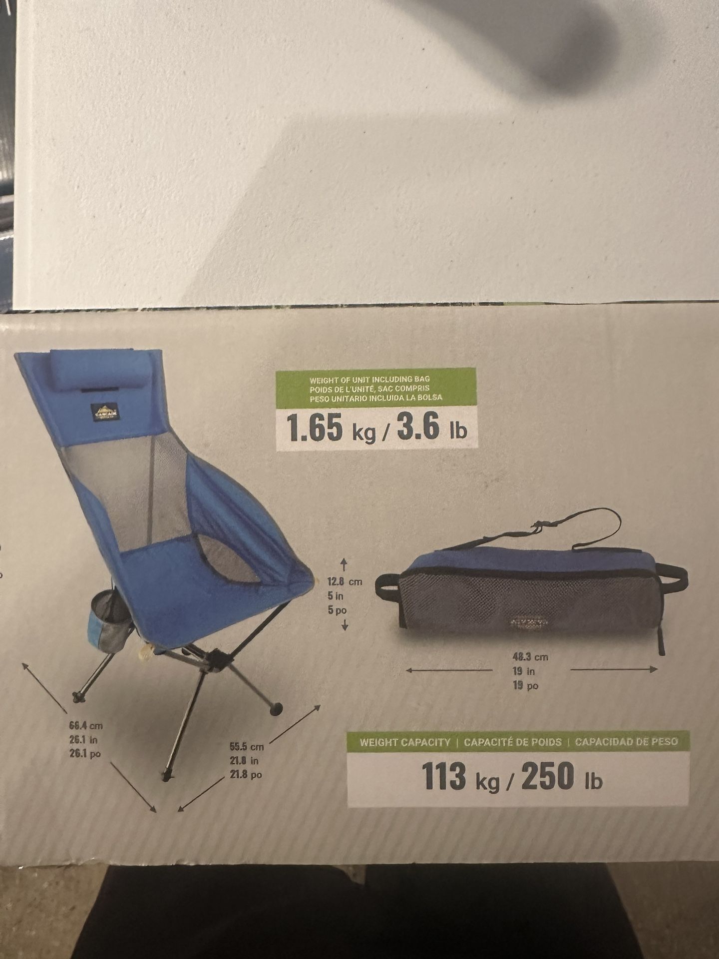 High Backpack Chair